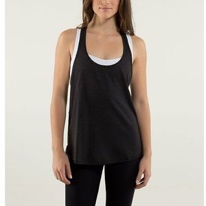Black lululemon tank top
